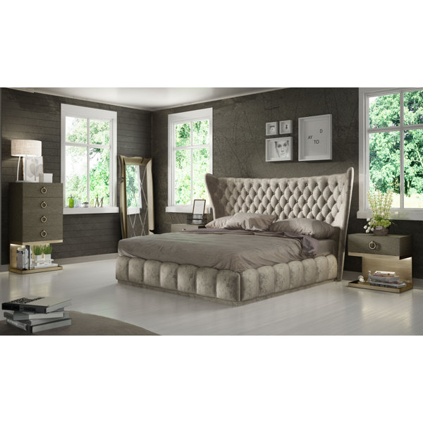 Hispania Home London BEDOR42 Bedroom Set 3 Pieces | Wayfair